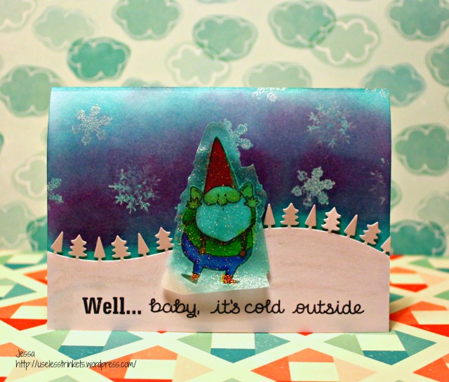 Morbider Montag #9 Morbid Monday My Favorite Things You gnome me Frozen gnome card Baby it's cold outside - I love The Shining, do you